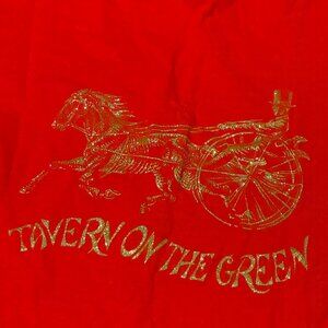 Vintage Tavern On The Green T Shirt Men’s XL New York City 90s RARE Red Color